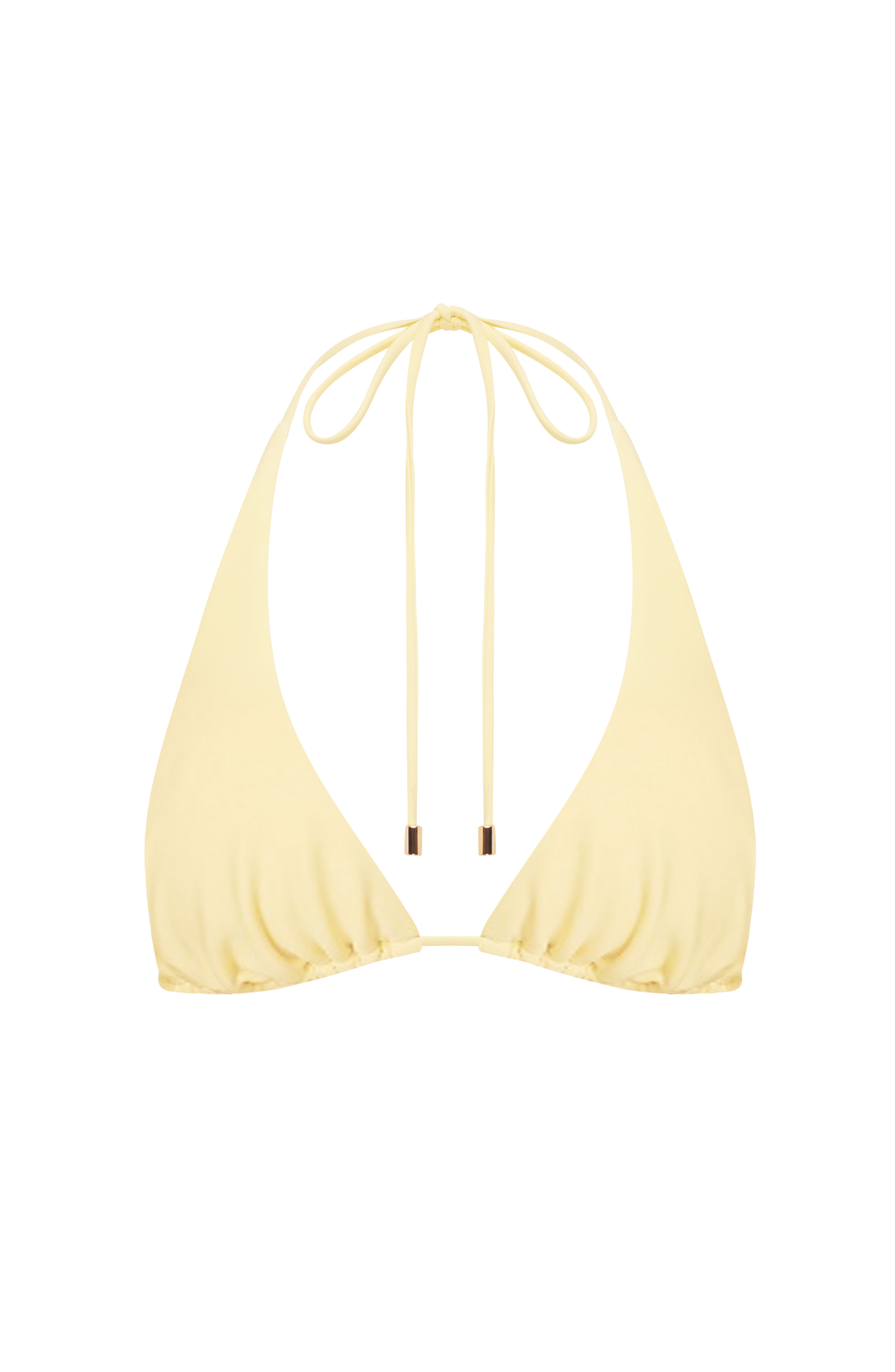 Pietra Triangle Bikini Top - Lemon
