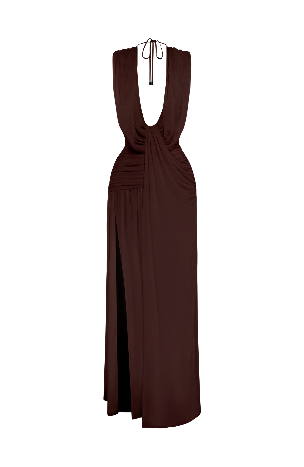 Romilly Gown - Plum Brown