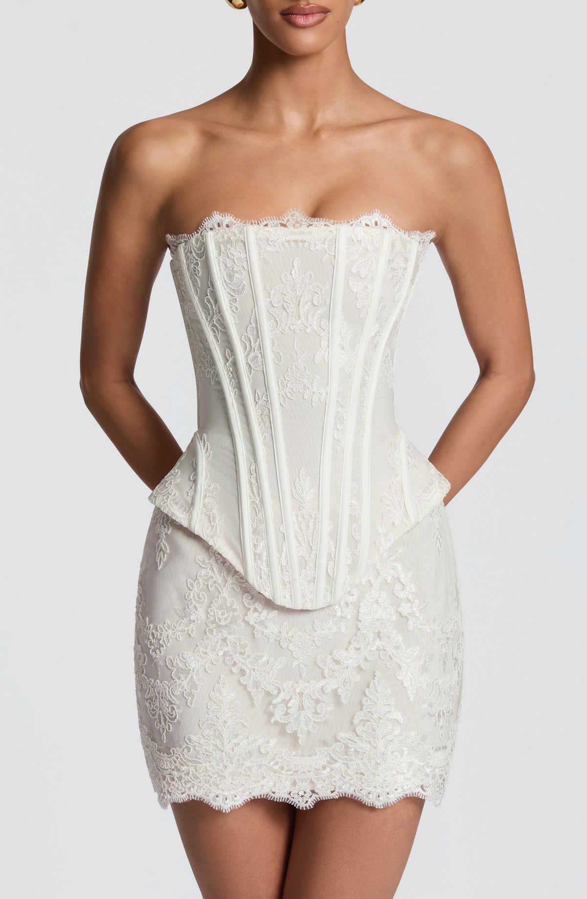 Maelle Mini Skirt - Ivory