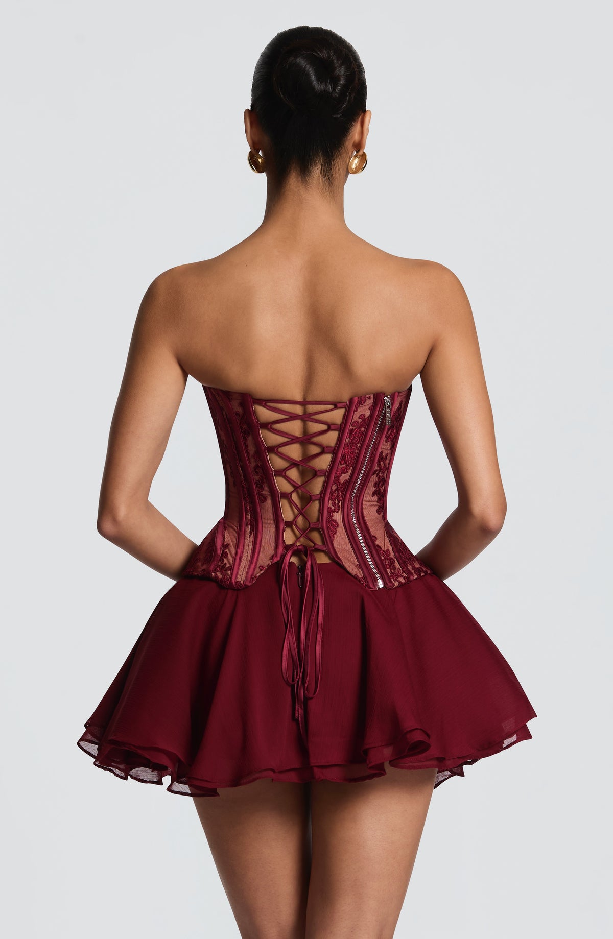 Reagan Skort - Burgundy