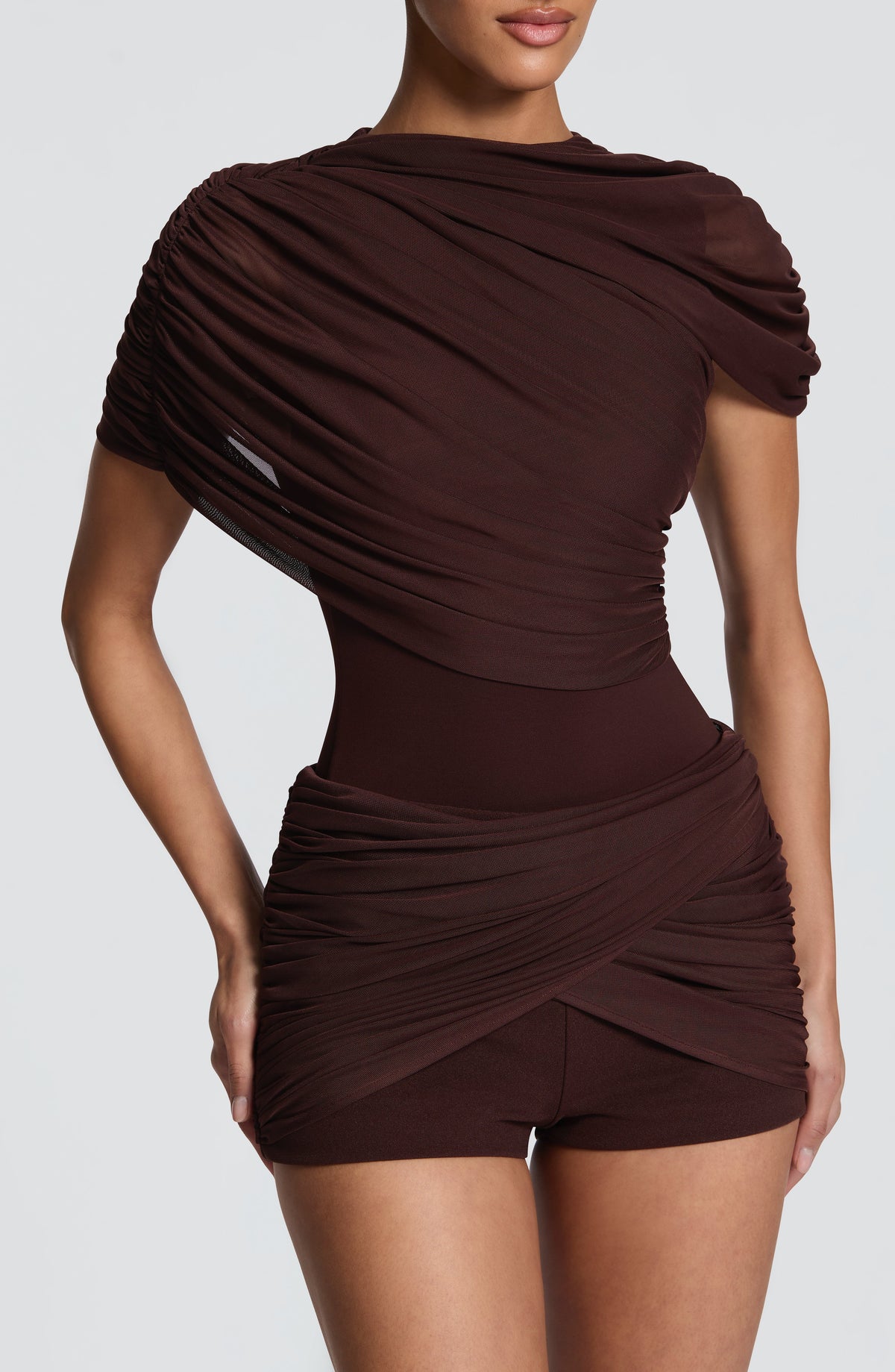 Fawna Shorts - Plum Brown
