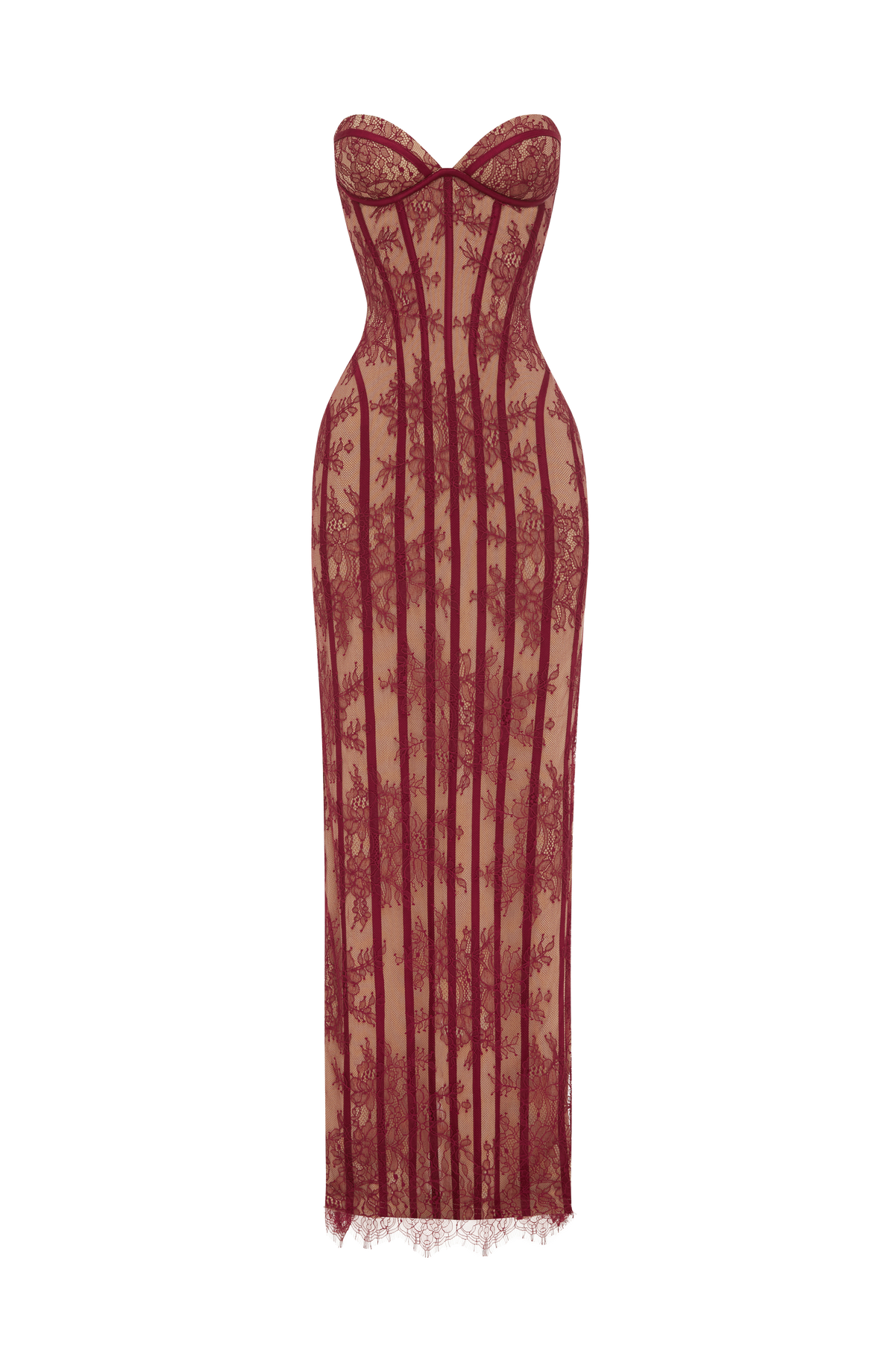 Sian Maxi Dress - Burgundy