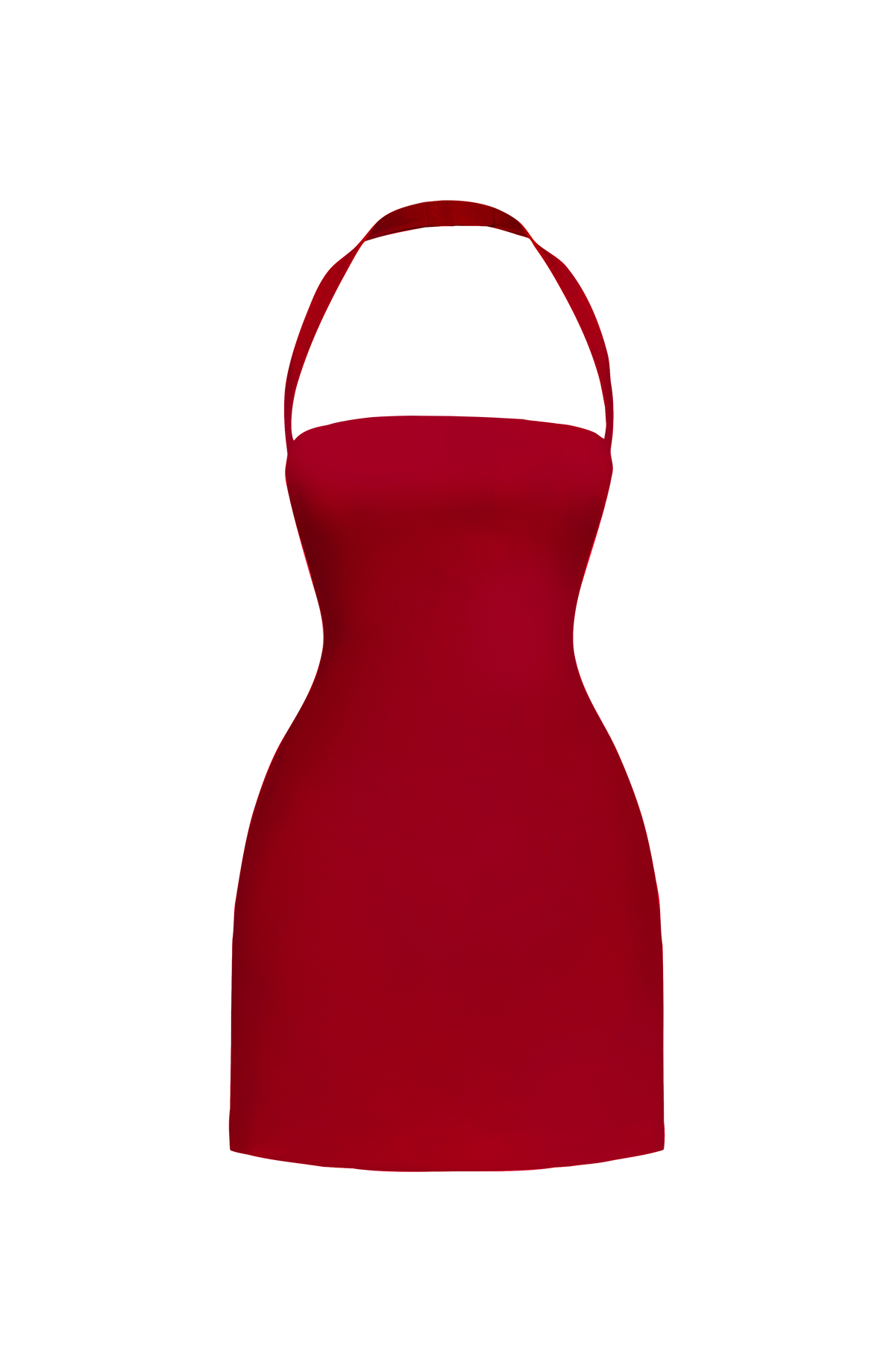 Tamsin Mini Dress - Deep Red