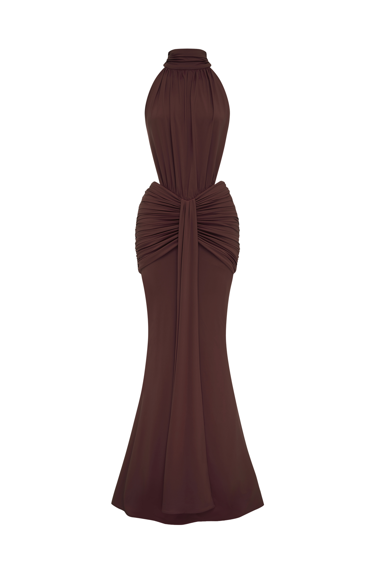 Thekla Maxi Dress - Plum Brown