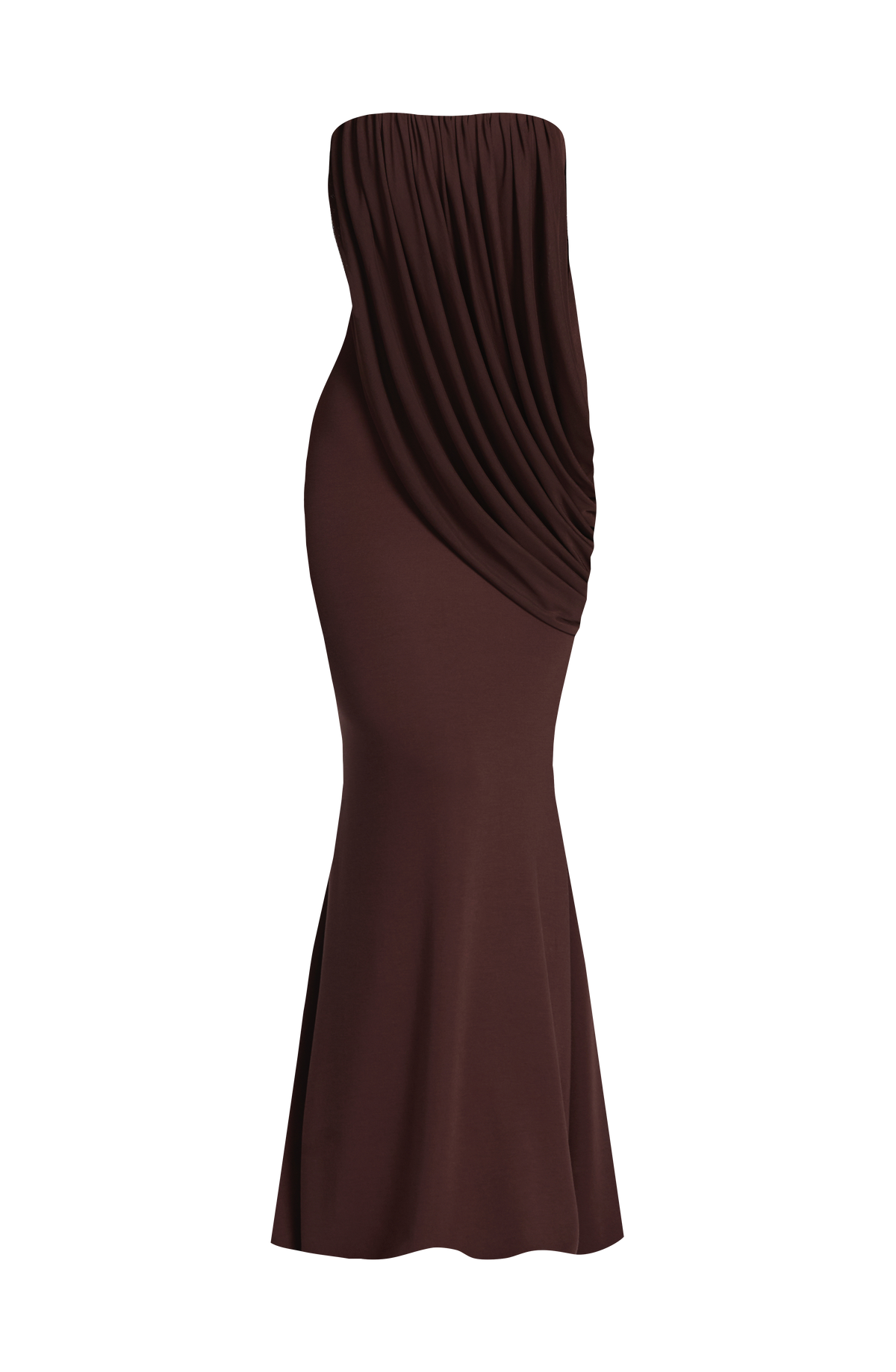 Vienna Maxi Dress - Plum Brown