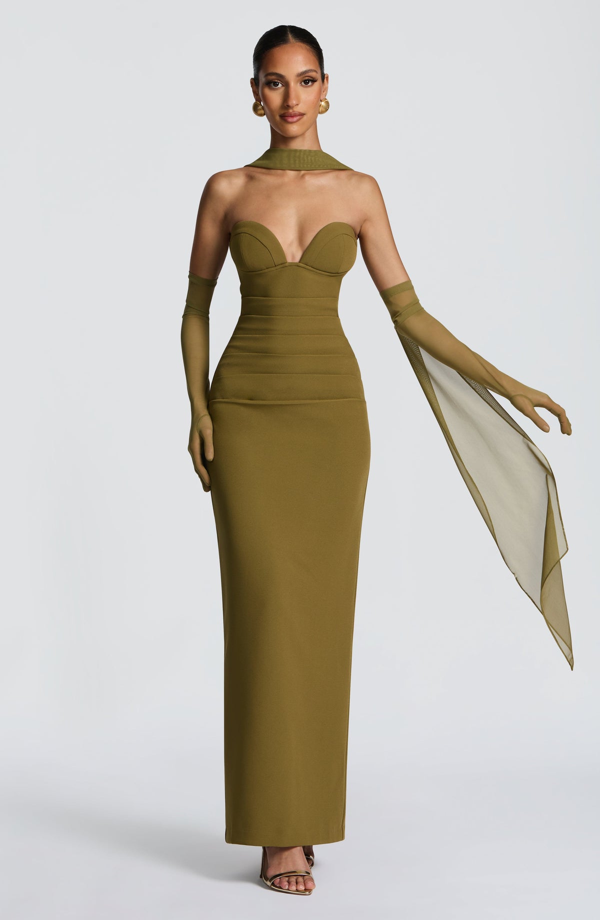Ayla Scarf - Deep Olive