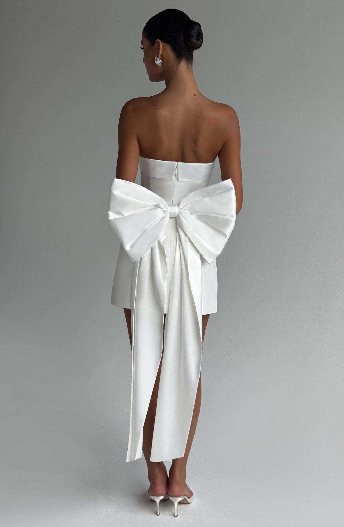 Barbara Mini Dress - Ivory