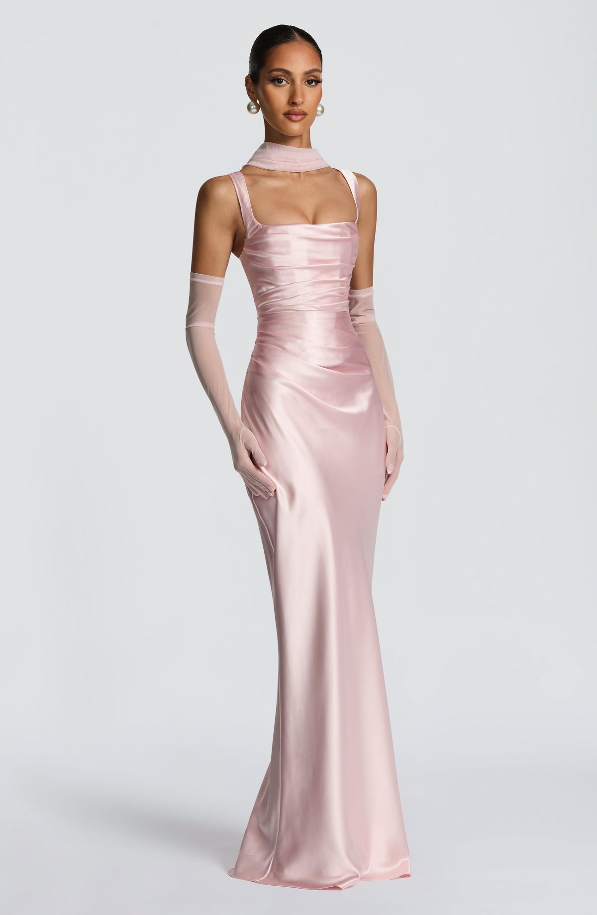 Calanthe Maxi Dress - Blush
