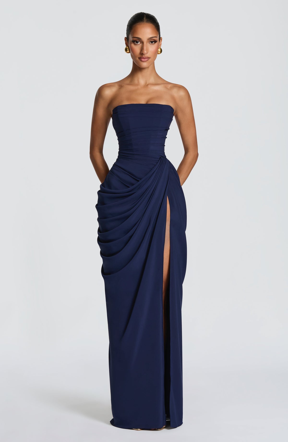 Cyra Maxi Dress - Navy