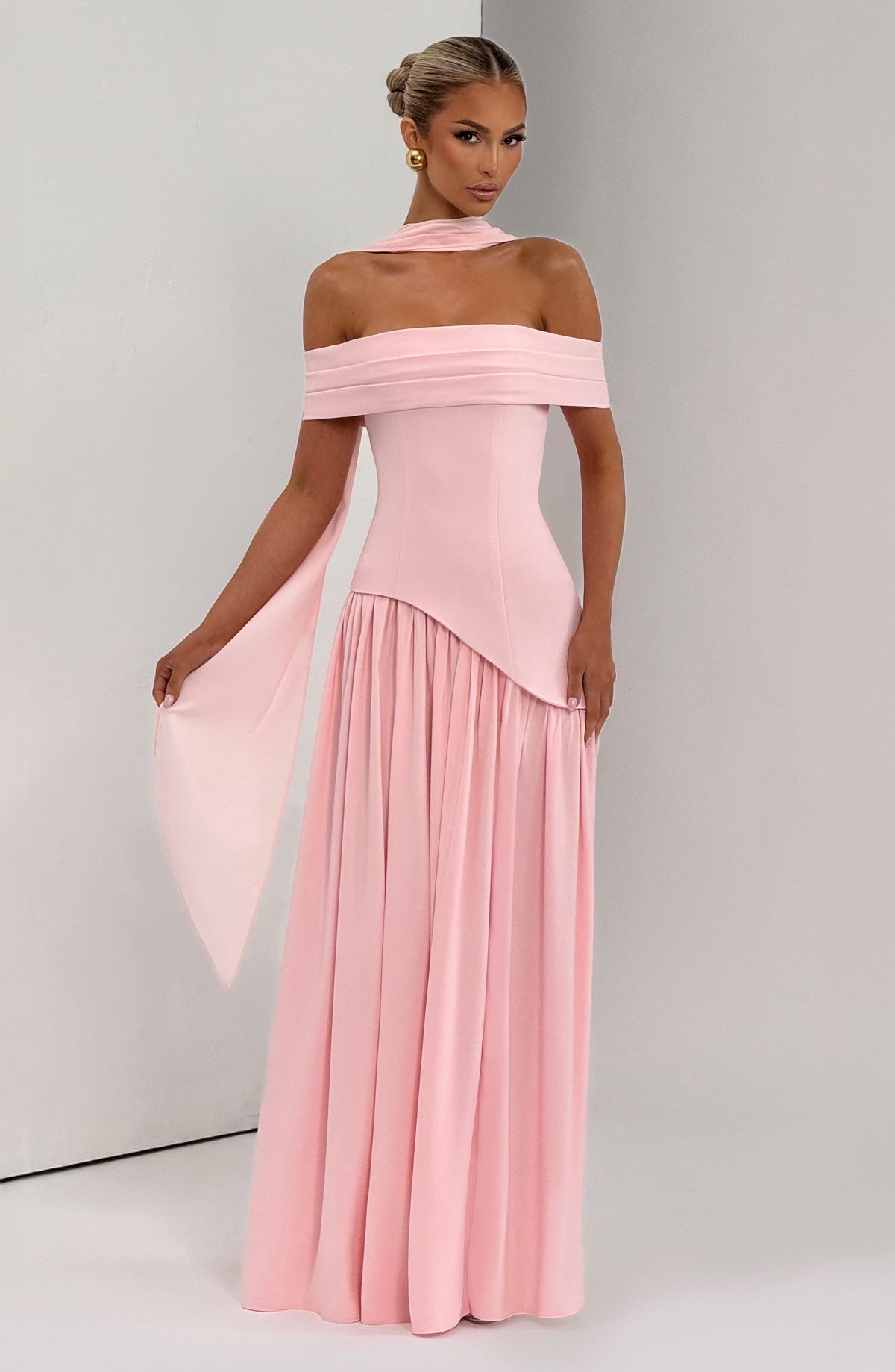 Delilah Maxi Dress - Blush