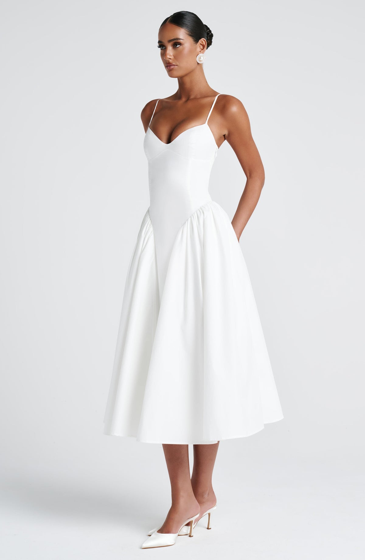 Emerson Midi Dress - Ivory