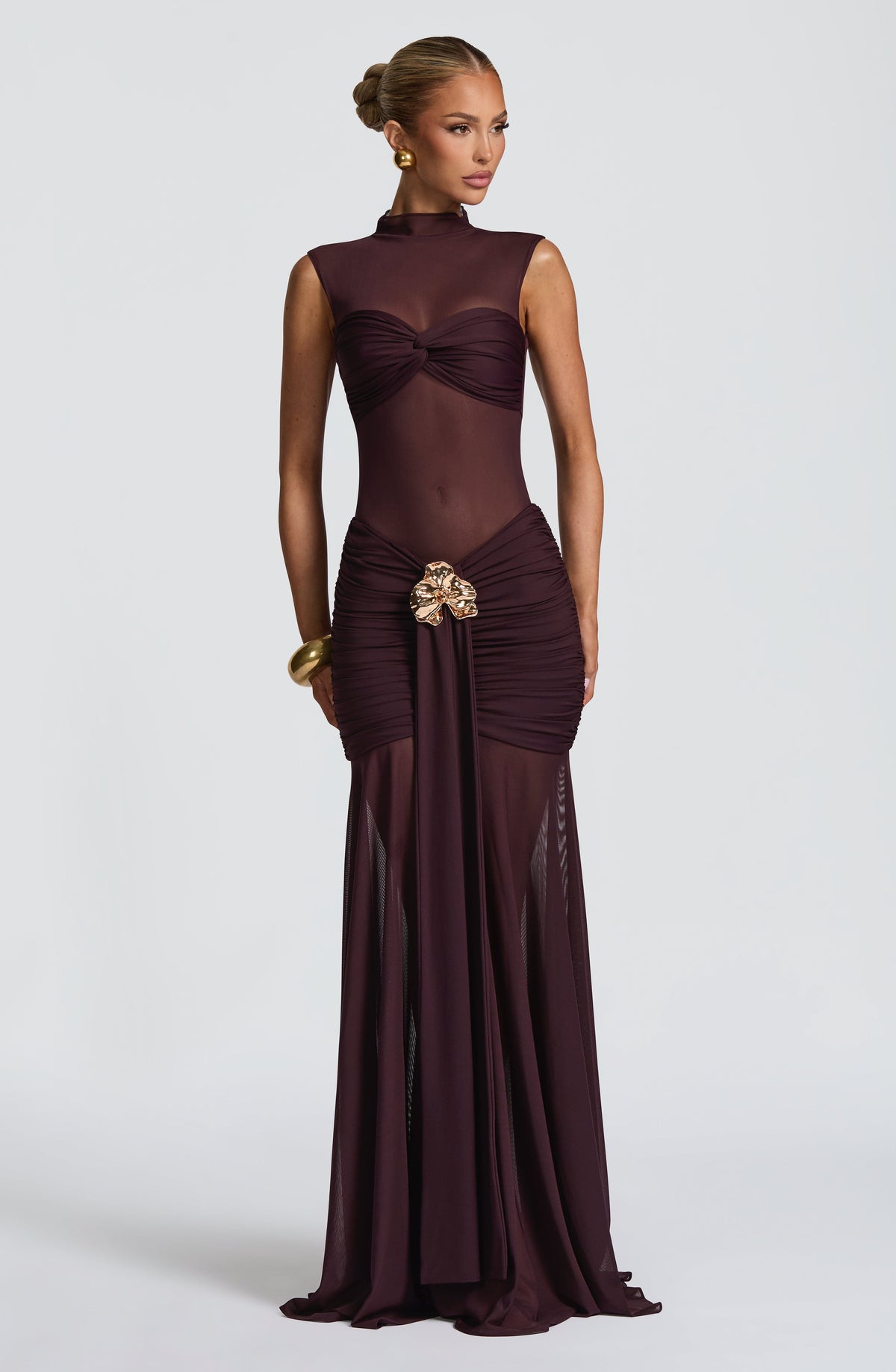 Fae Maxi Skirt - Plum