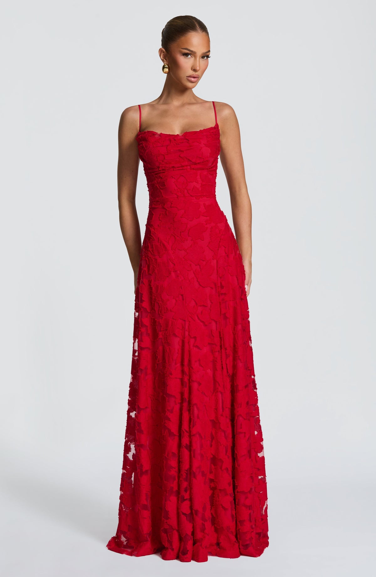 Francis Maxi Dress - Red