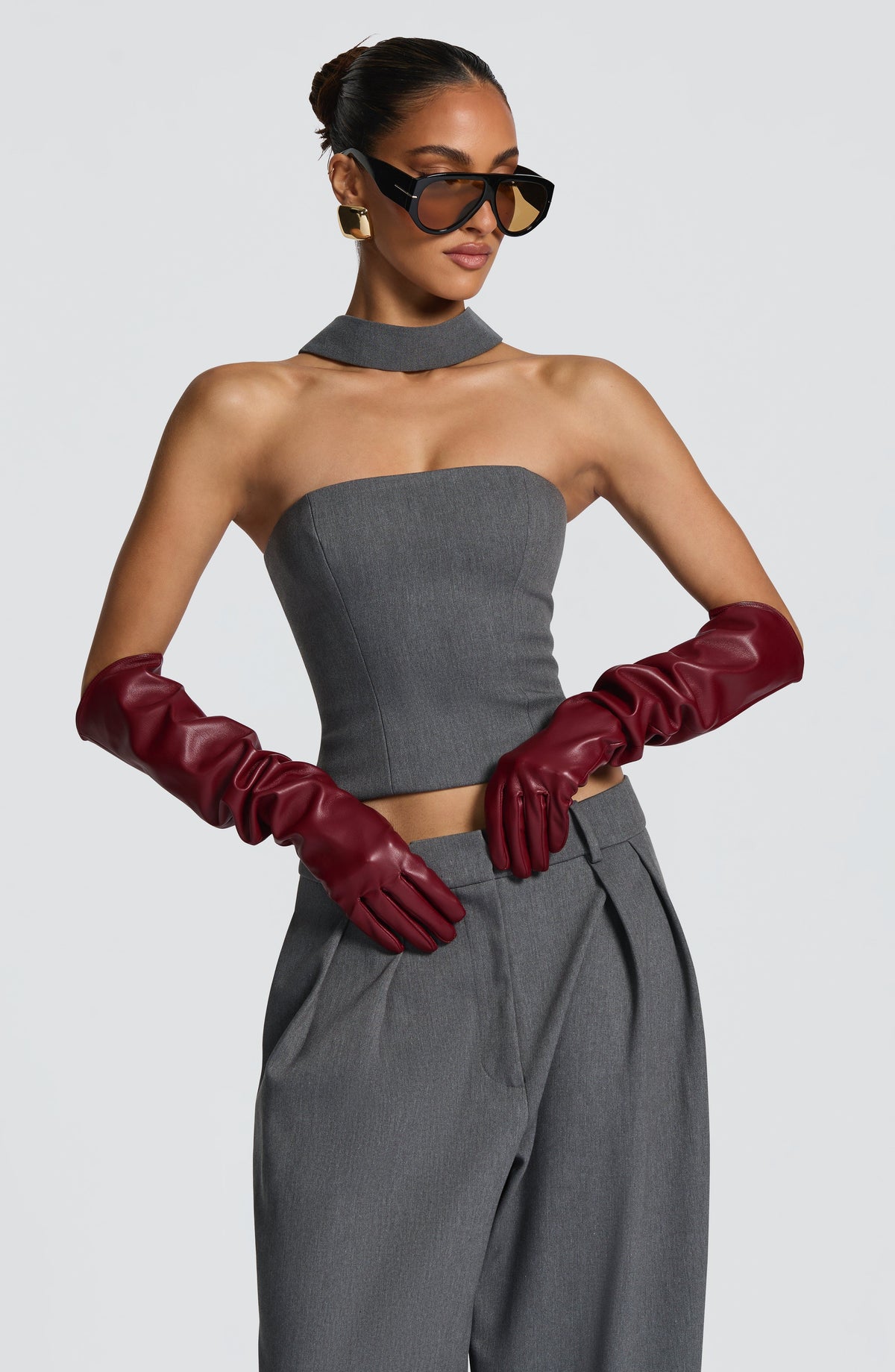 Frankie Gloves - Burgundy