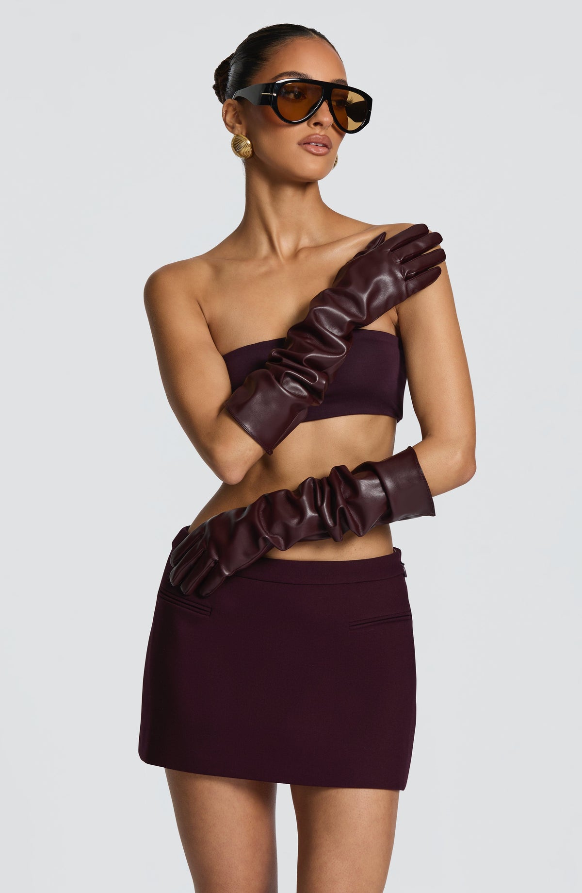 Frankie Gloves - Plum