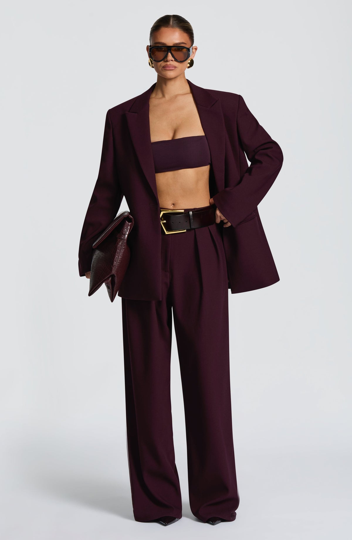Kirsty Pants - Plum