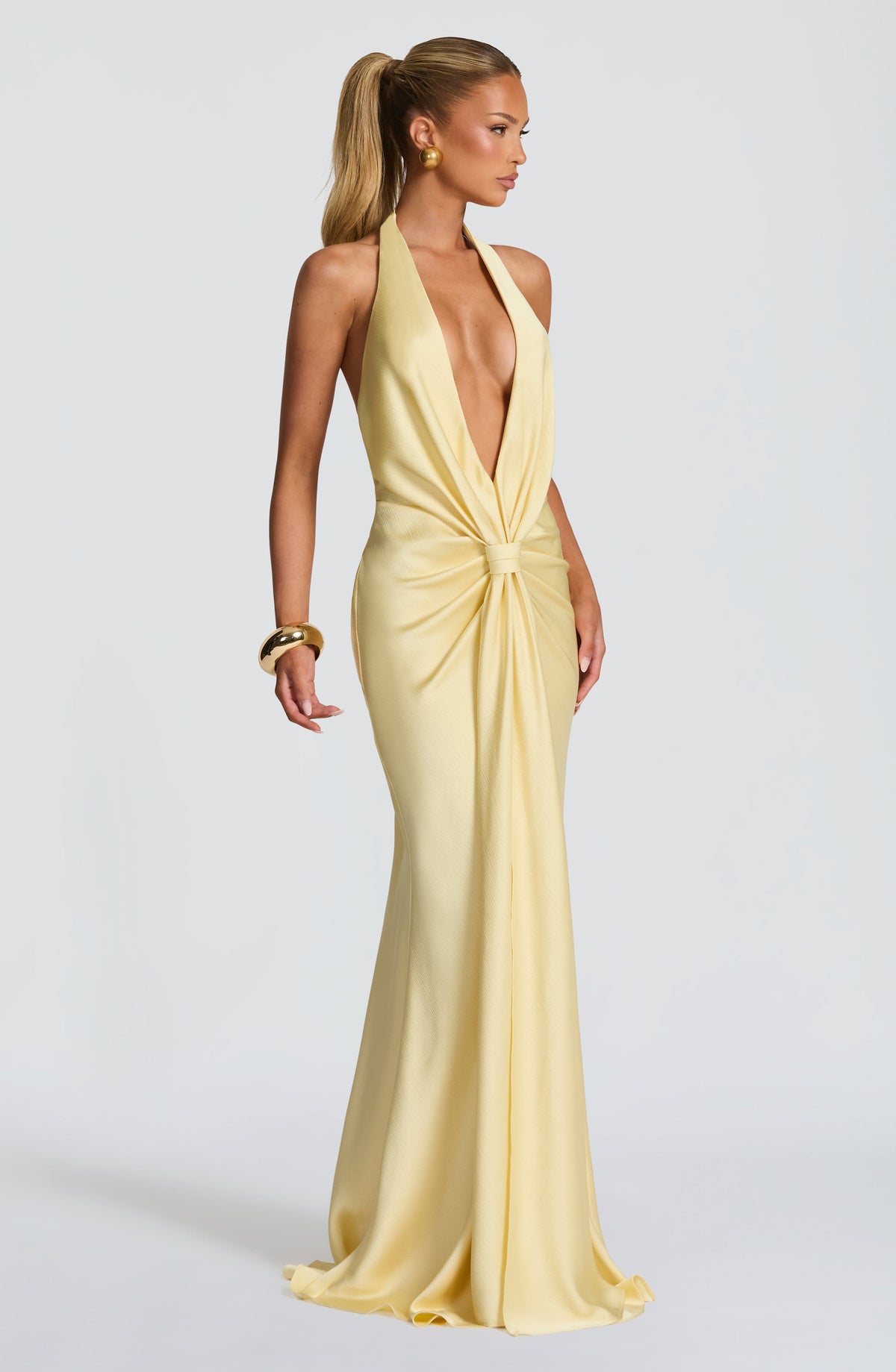 Linette Gown - Lemon