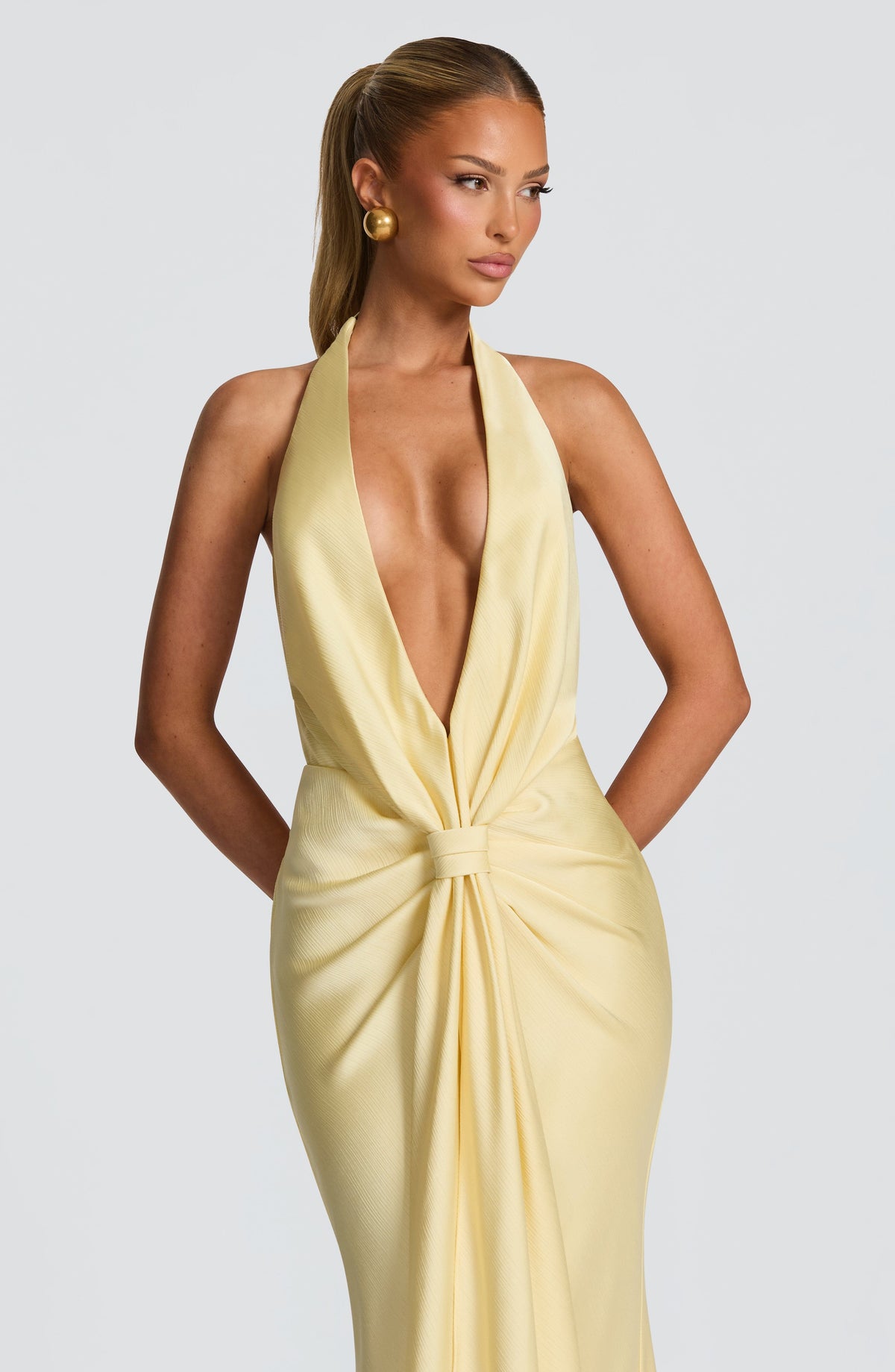 Linette Gown - Lemon