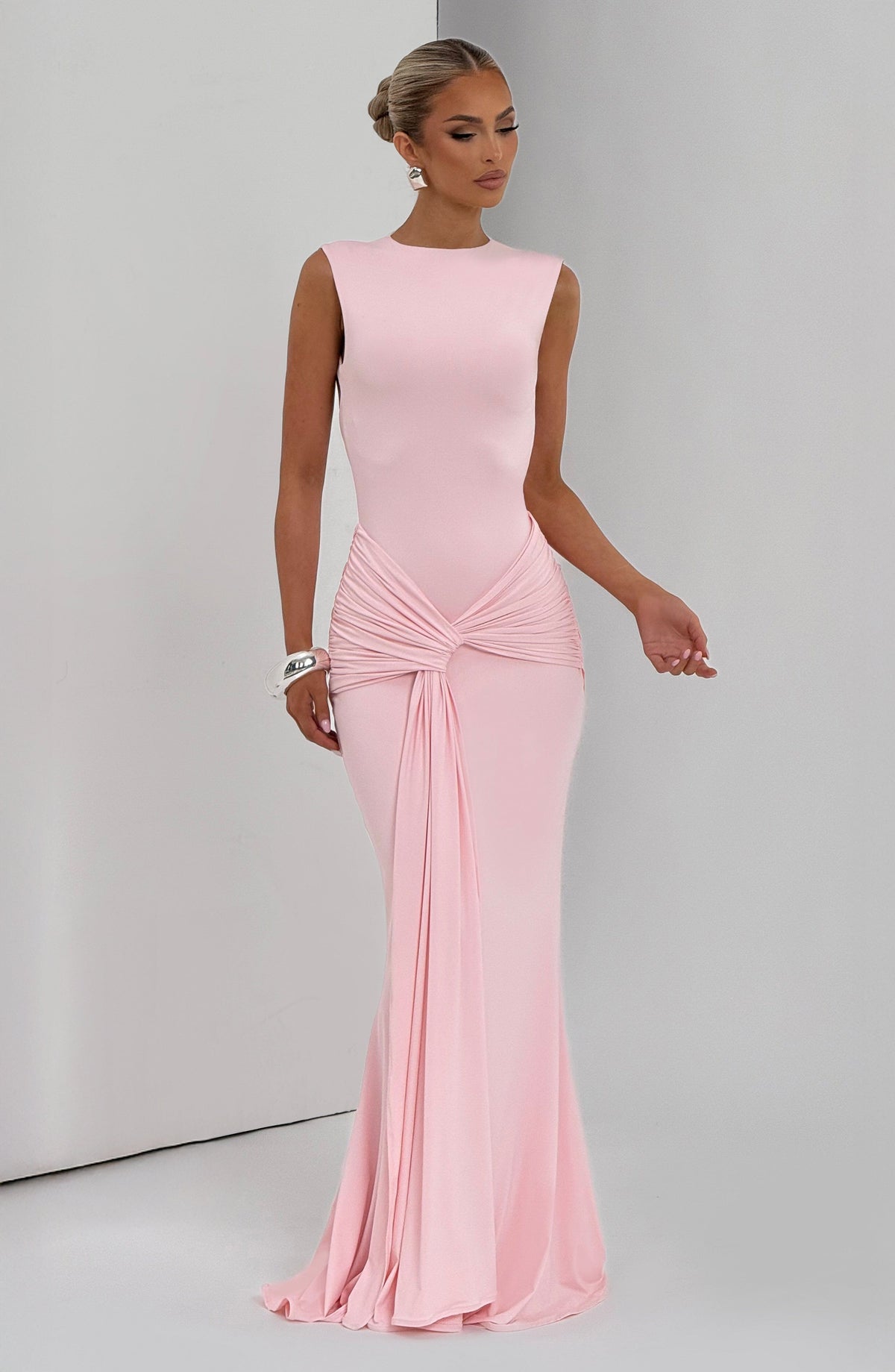 Lorenza Maxi Dress - Blush