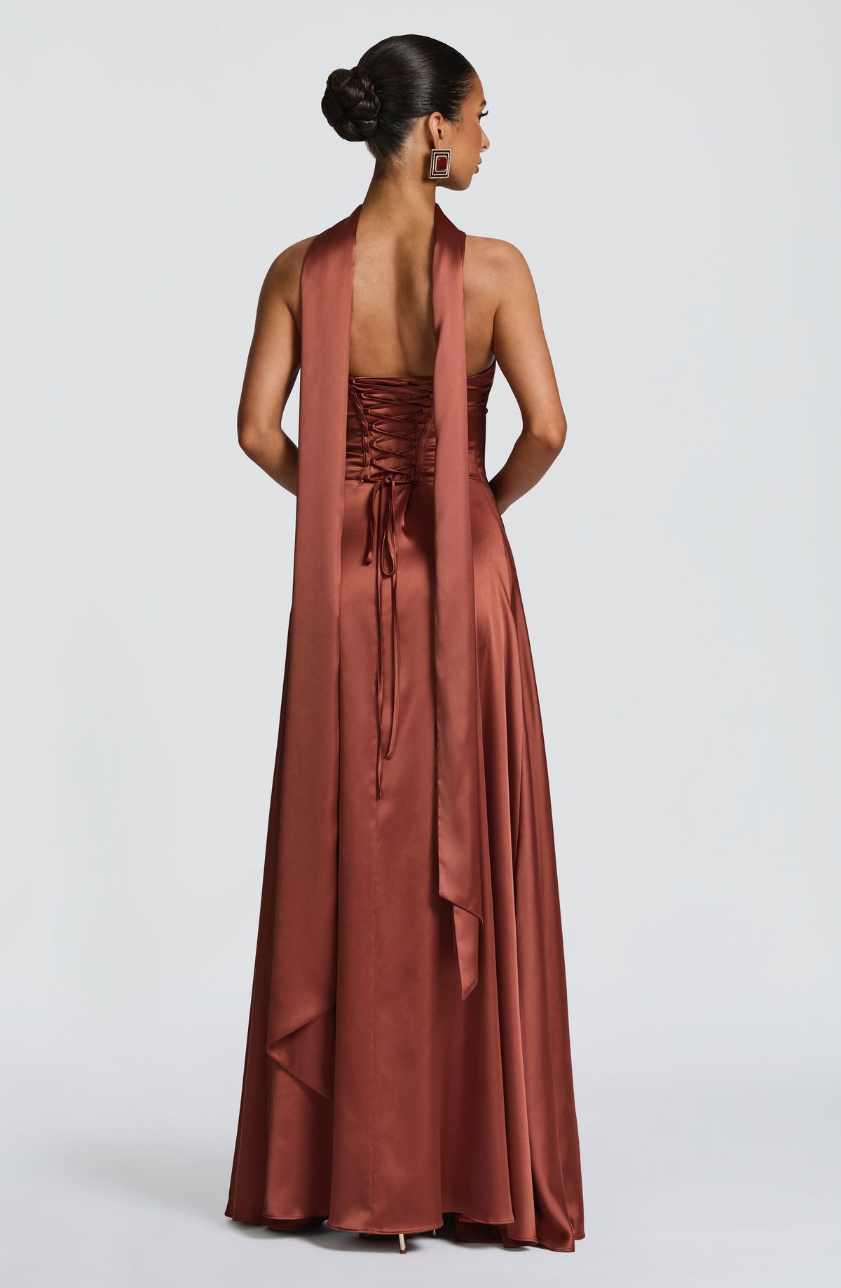Morven Maxi Dress - Rust
