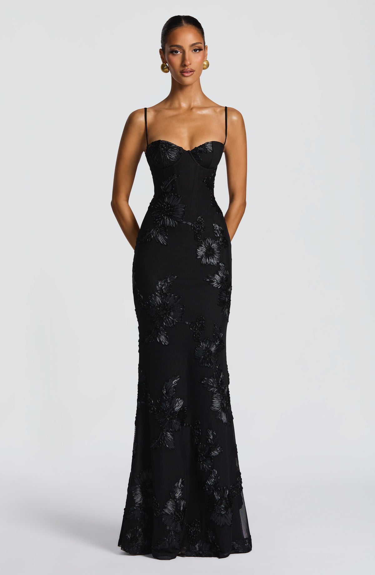 Nefertiti Maxi Dress - Black