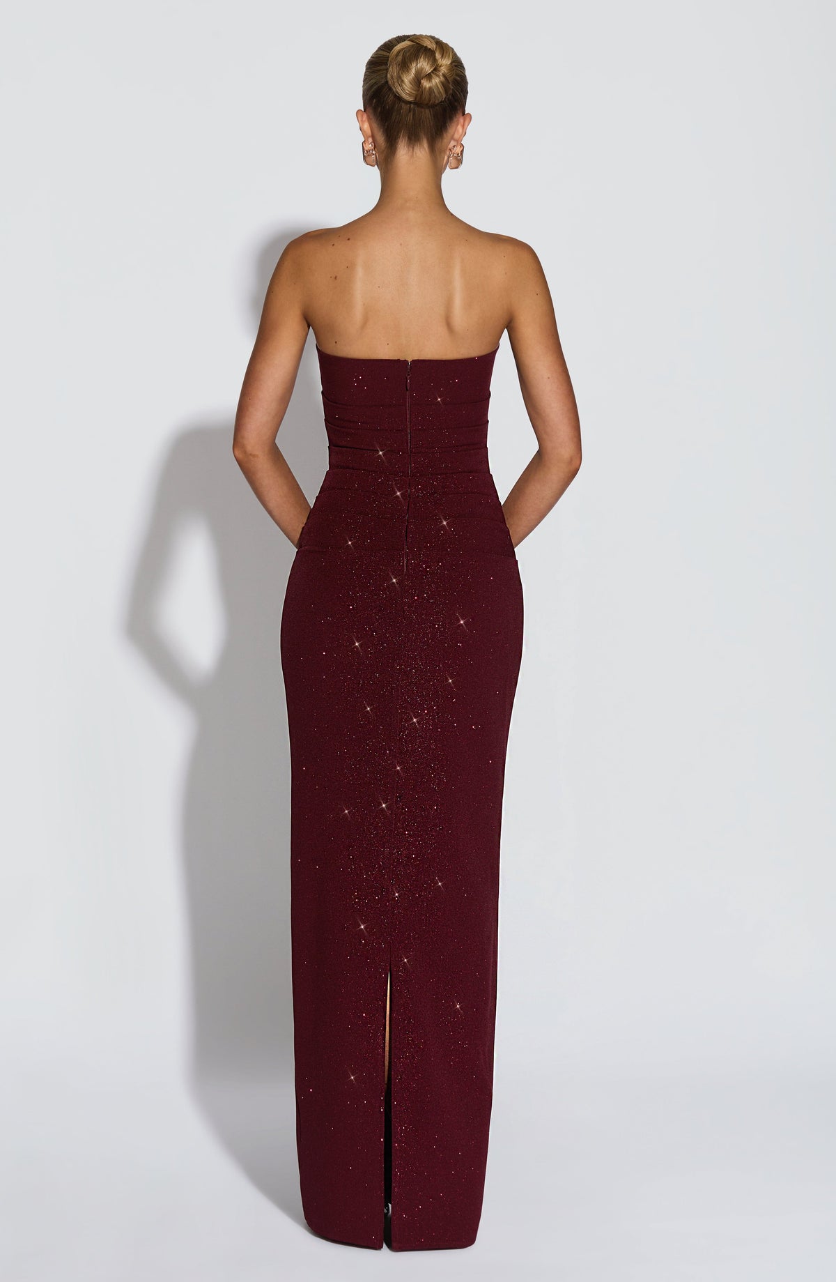 Pandra Maxi Dress - Wine Sparkle