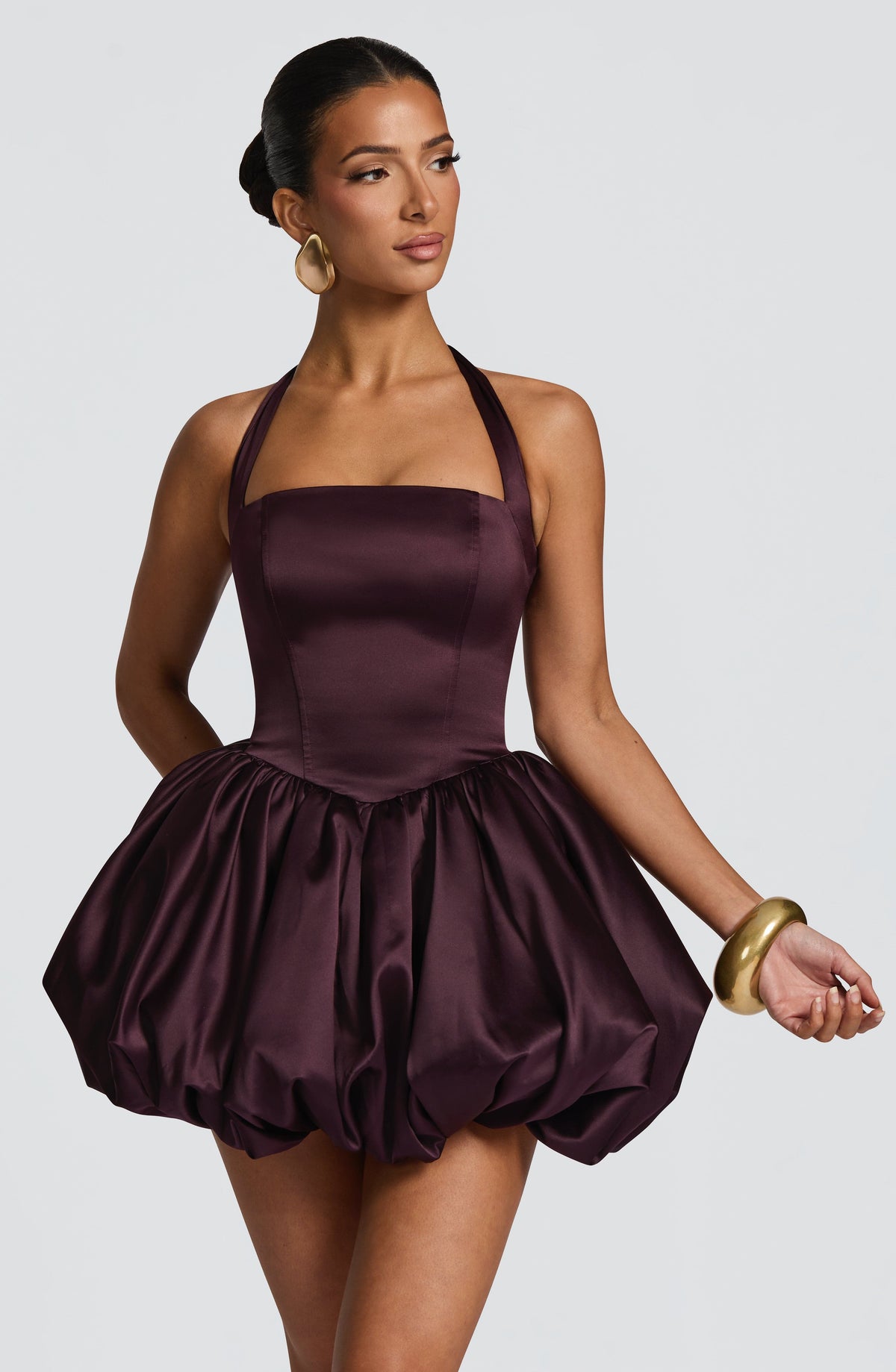 Prudence Mini Dress - Plum