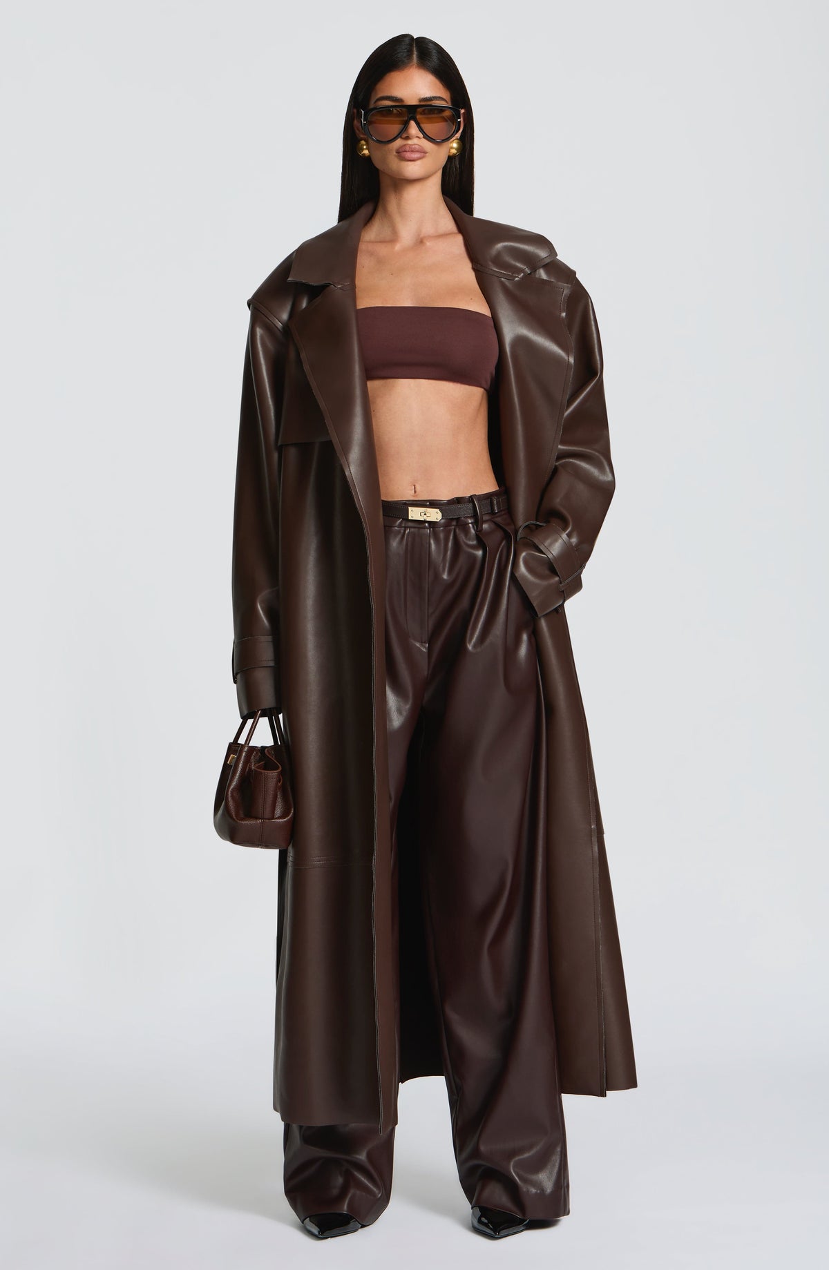 Simi Top - Plum Brown