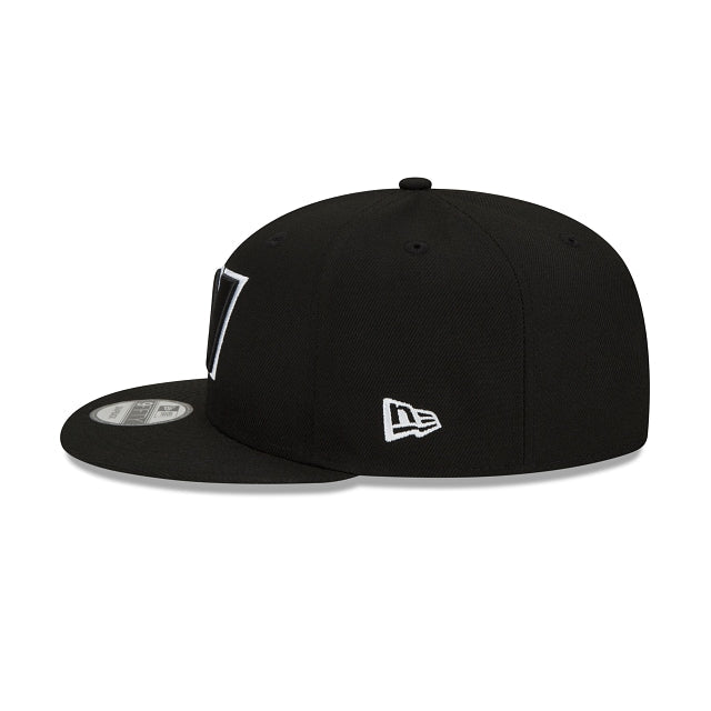 Washington Commanders Black and White 9FIFTY Snapback Hat