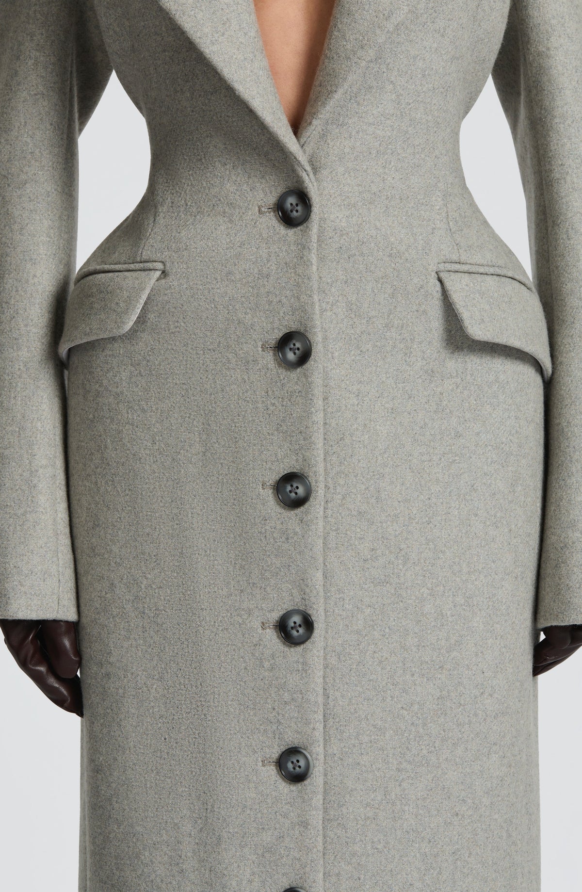 Ursula Coat - Light Grey