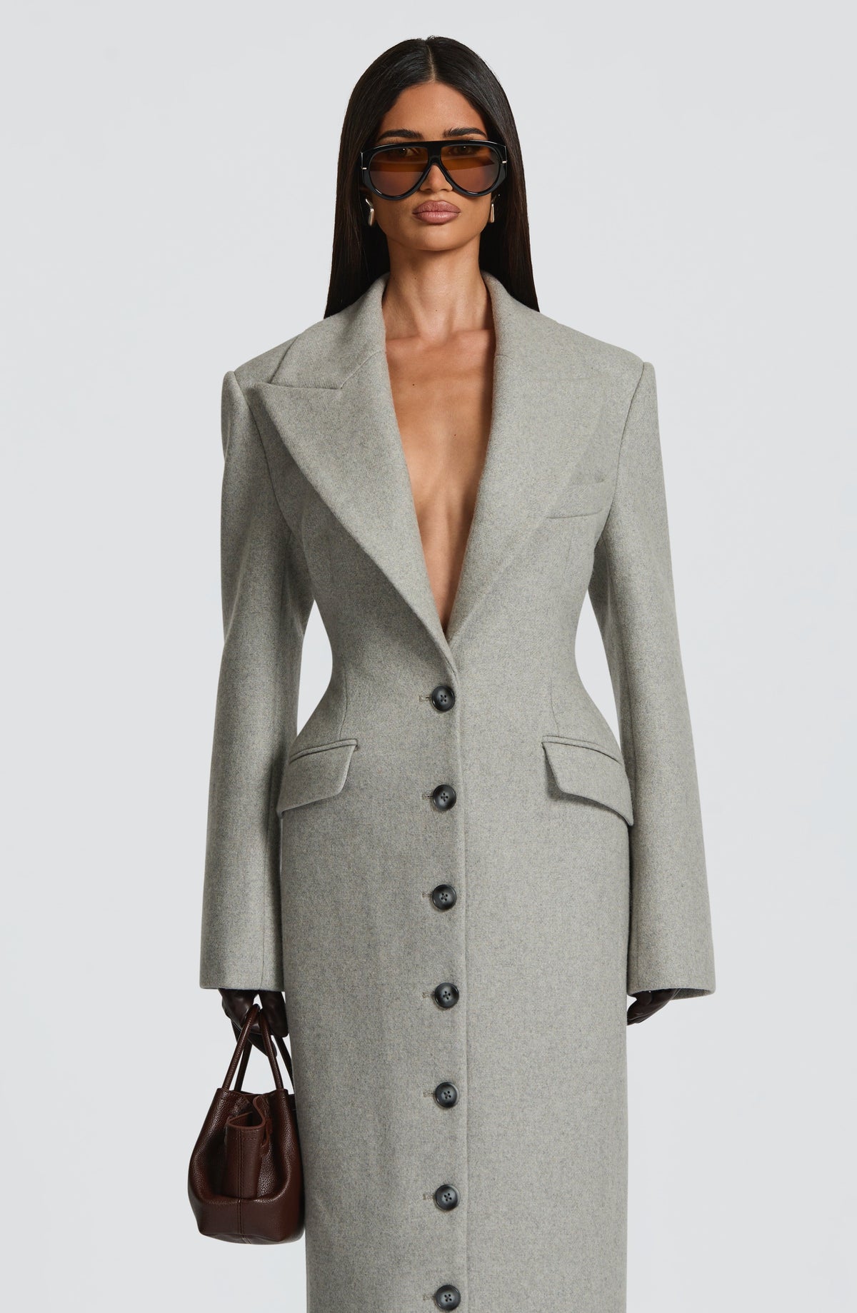 Ursula Coat - Light Grey
